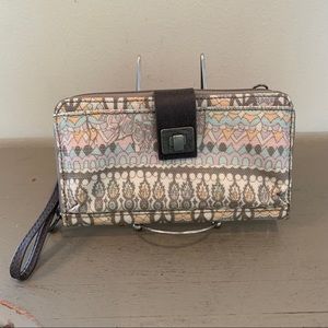 Sakroots Zip Around Wristlet Wallet